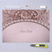 Pink Flower Tissue Paper Seidenpapier (Handwerk)