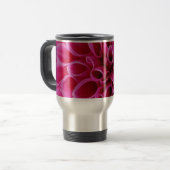 Pink Flower Travel Mug  Reisebecher (Vorderseite Links)