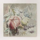 Pink Flower Vase Pretty Puzzle (Horizontal)