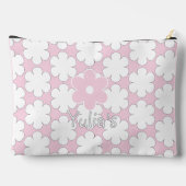 Pink Flower  Zubehörtasche (Rückseite)