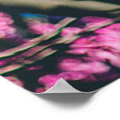 PINK FLOWERED TREM POSTER (Ecke)