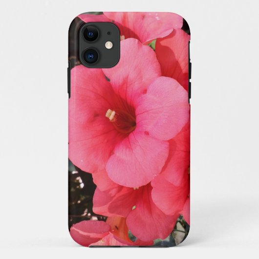 Pink FlowerPhone SE + iPhone 5/5S, selten dort Case-Mate iPhone Hülle (Rückseite)