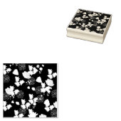 pink flowers gummistempel (Stempel)