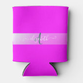 Pink Fluorescent Monogram Dosenkühler (Vorderseite)