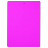 Pink Fluorescent Monogram Klemmbrett (Rückseite)