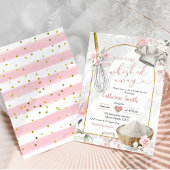 Pink flüstert weg Brautparty Einladung