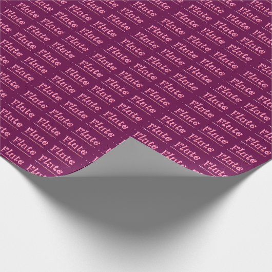 Pink Flute Geschenkpapier (Ecke)