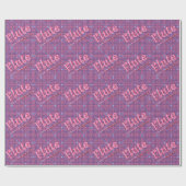 Pink Flute Geschenkpapier (Flach)