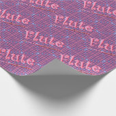 Pink Flute Geschenkpapier (Ecke)