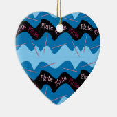 Pink Flute Muster Keramik Ornament (Rechts)