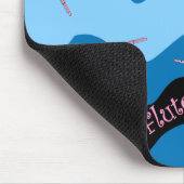 Pink Flute Muster Mousepad (Ecke)