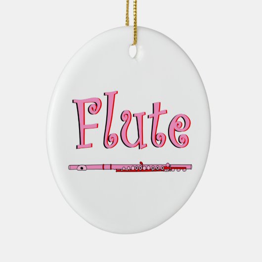 Pink Flute Ornament (Rechts)