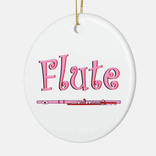 Pink Flute Ornament (Links)