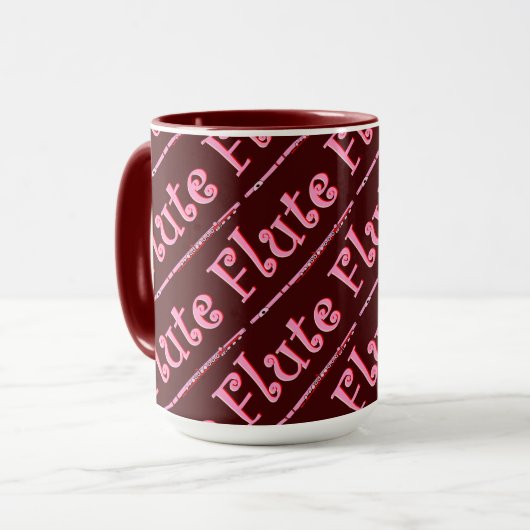Pink Flute Tasse (Vorderseite Links)