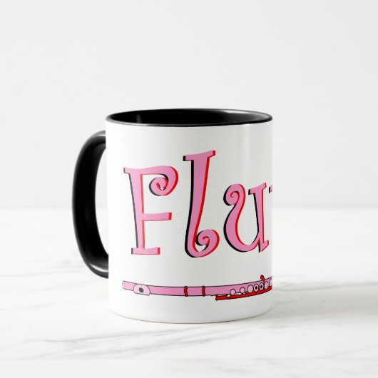 Pink Flute Tasse (Vorderseite Links)
