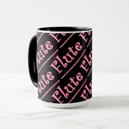 Pink Flute Tasse (Vorderseite Links)