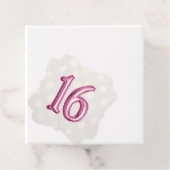 Pink Foil and Gold Bokeh Shimmer Geschenkanhänger (Beispiel)