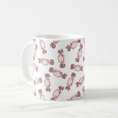 Pink Foil Candies Tasse (Vorderseite Links)