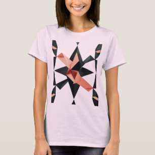 Pink Fold Fusion T-Shirt