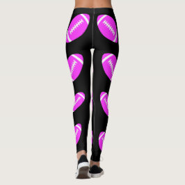 Pink Football Powderpuff oder Pink Out Game Leggin Leggings