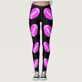 Pink Football Powderpuff oder Pink Out Game Leggin Leggings