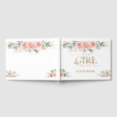 Pink Fores a Girl Baby Shower Guest Book Gästebuch (Voll)
