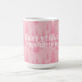 Pink Forest Christmas Kaffeetasse (Mittel)