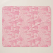 Pink Forest Christmas Sherpadecke (Vorderseite (Horizontal))