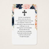 Pink-Foto-Beileid der Marine Beerdigung Gebet (Rückseite)