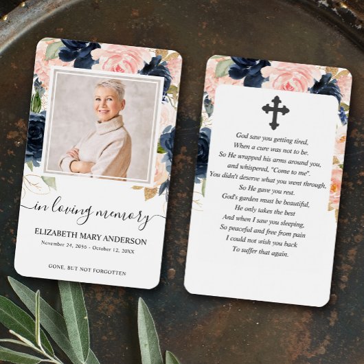 Pink-Foto-Beileid der Marine Beerdigung Gebet