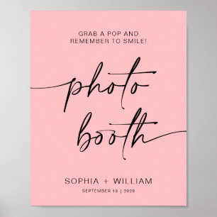 Pink-Foto   Ein einfaches Erinnern an ein Lächeln Poster