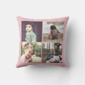 Pink-Foto, gürtelförmig Kissen (Rückseite)