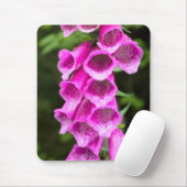 Pink Foxglove Mousepad (Mit Mouse)
