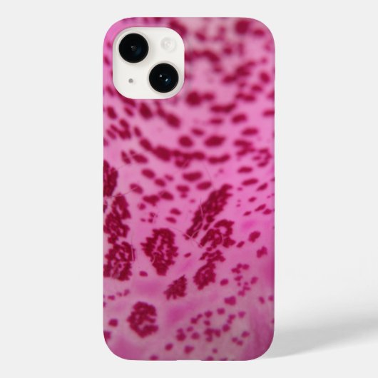 Pink Foxglove Petal Case-Mate iPhone Hülle (Rückseite)
