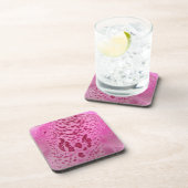 Pink Foxglove Petal Cork Untersetzer (Rechte Seite)