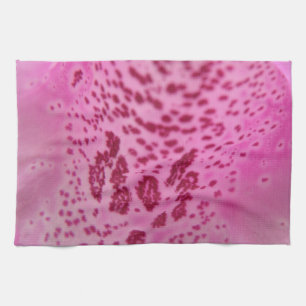Pink Foxglove Petal Küchentuch