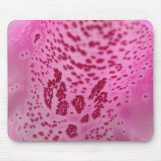 Pink Foxglove Petal Mousepad (Vorne)
