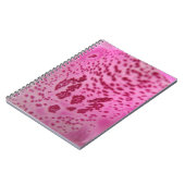 Pink Foxglove Petal Notebook Notizblock (Linke Seite)