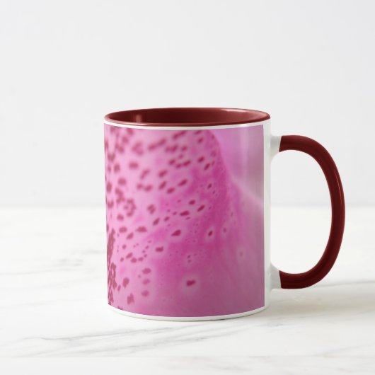 Pink Foxglove Petal Tasse (Rechts)