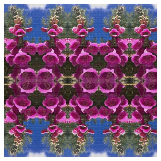 Pink Foxglove Stoff (Muster)
