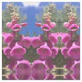 Pink Foxglove Stoff (Nahaufnahme)