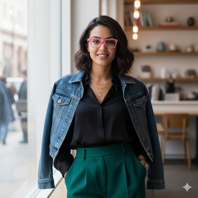 Pink Frame Clear Sunglasses Stylish Everyday Wear (Von Creator hochgeladen)