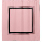 Pink Frame Duschvorhang (Vorderseite)