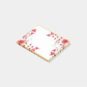 Pink Frame Post-it Notepad Post-it Klebezettel (angewinkelt)