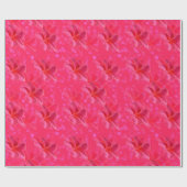 Pink Frangipani Plumeria Blume Pattern, Geschenkpapier (Flach)