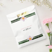 Pink Frangipani Plumeria Wedding Geschenktütchen (Versiegelt)