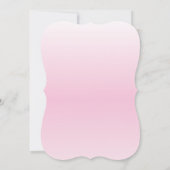 Pink Frangipani Tropical Blume Beach Hochzeit Einladung (Rückseite)