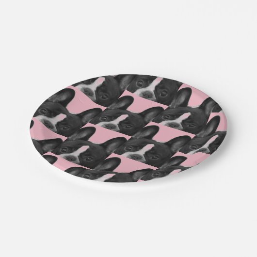 Pink French Bulldog 4Melissa Pappteller (Schrägansicht)