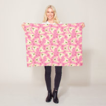 Pink French Bulldog Liebe Pattern