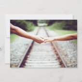 Pink French Garden Blumenpeony Bouquets Wedding Einladung (Rückseite)